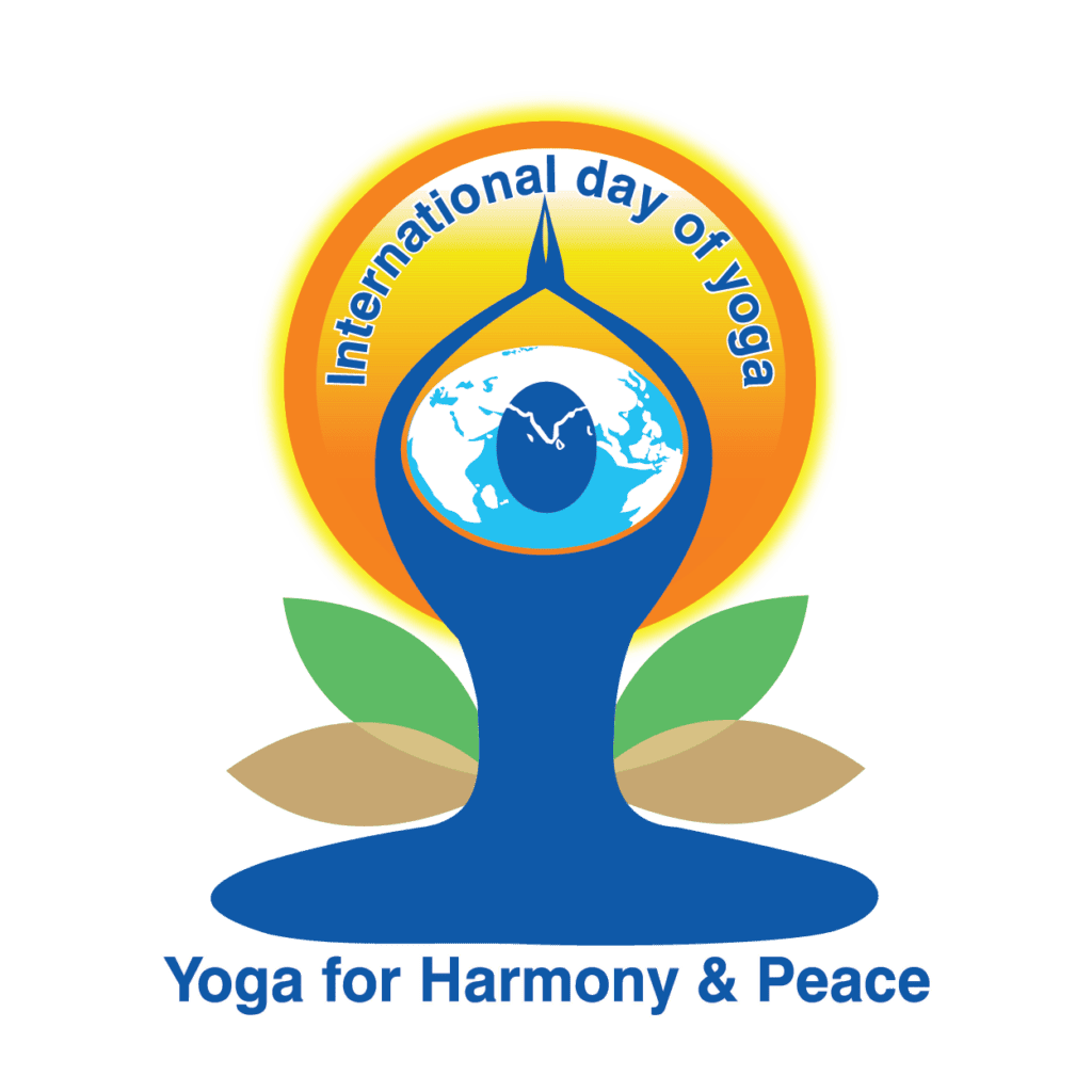 Logo des Internationalen Yoga-Tages