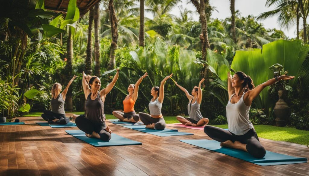 Yoga-Retreat auf Bali